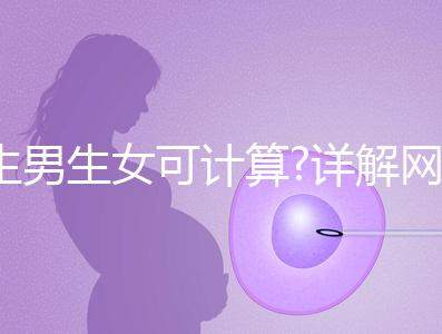 生男生女可計算?詳解網傳5大胎兒性別計算公式