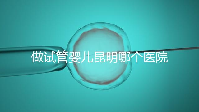 做試管嬰兒昆明哪個醫院好一點呢