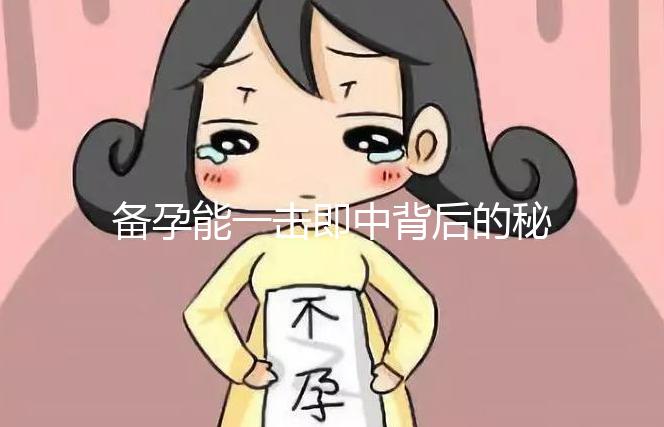 備孕能一擊即中背后的秘密？你要長期做到這6點！