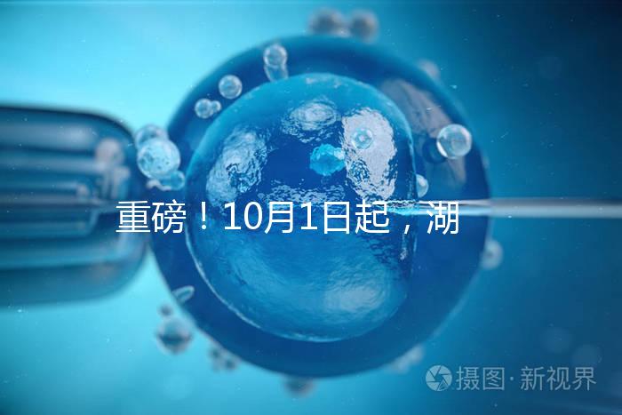 重磅！10月1日起，湖南省試管嬰兒納入醫保報銷（附29家醫保定點醫院）