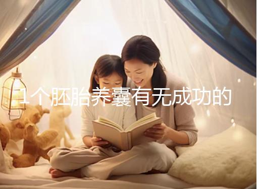 1個胚胎養(yǎng)囊有無成功的幾率進來看，能養(yǎng)成幾個真不好說