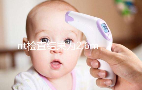 nt檢查結(jié)果為2.6mm不要慌，偏大也不一定畸形
